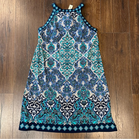 🆕 Max Studio graphic dress SZ MED - Picture 1 of 6